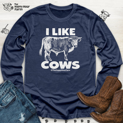 I Like Cows Long Sleeve