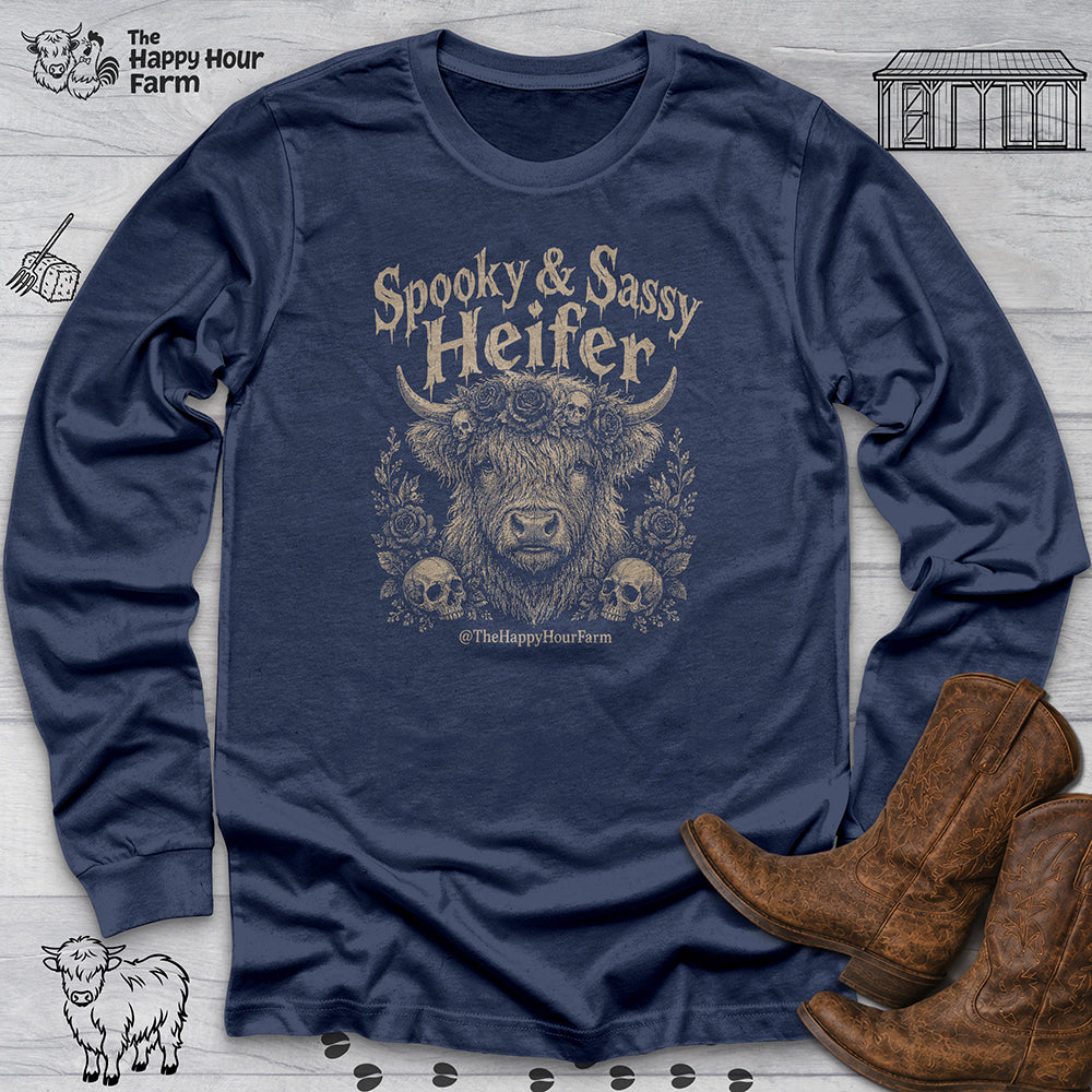 Spooky & Sassy Heifer Long Sleeve