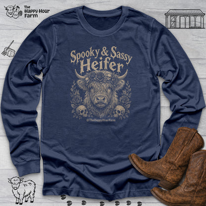 Spooky & Sassy Heifer Long Sleeve
