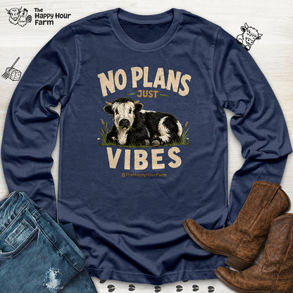 No Plan Just Vibes Long Sleeve