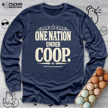 One Nation Under Coop Long Sleeve