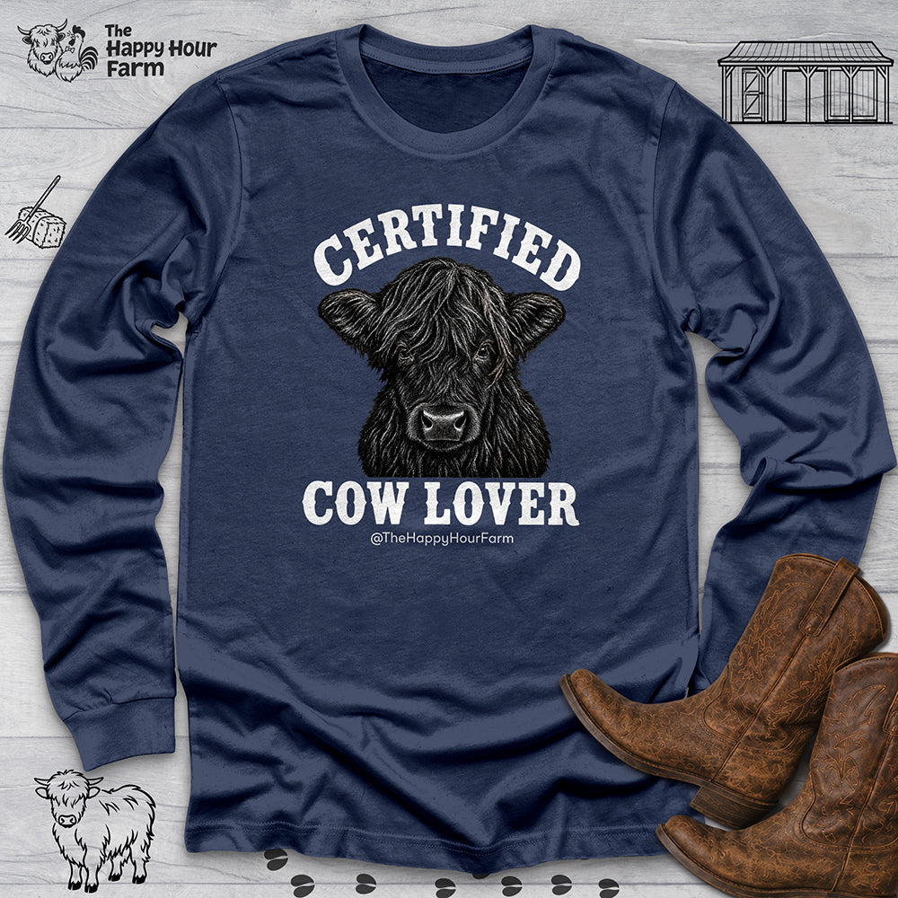 Certified Cow Lover Long Sleeve