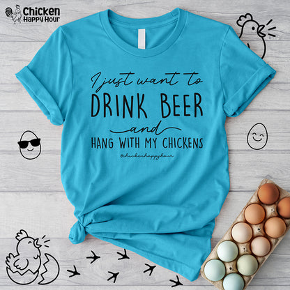 I Just Want to Drink Beer Unisex Tee