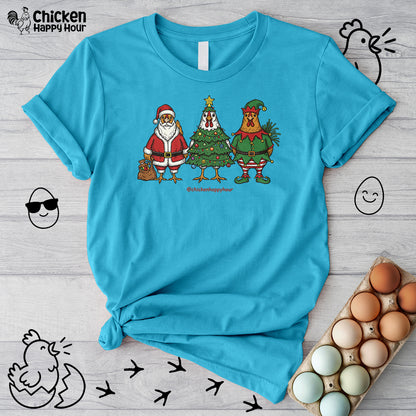 Christmas Chicken Unisex Tee