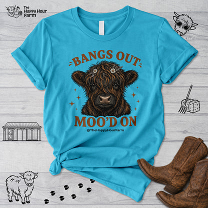 Bangs Out Moo'd On Unisex Tee