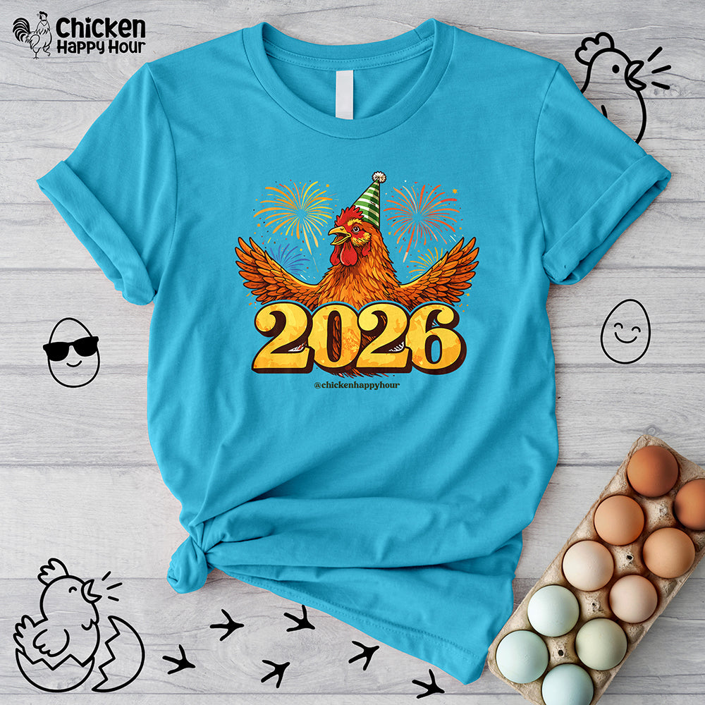 New Year Chicken 2026 Unisex Tee