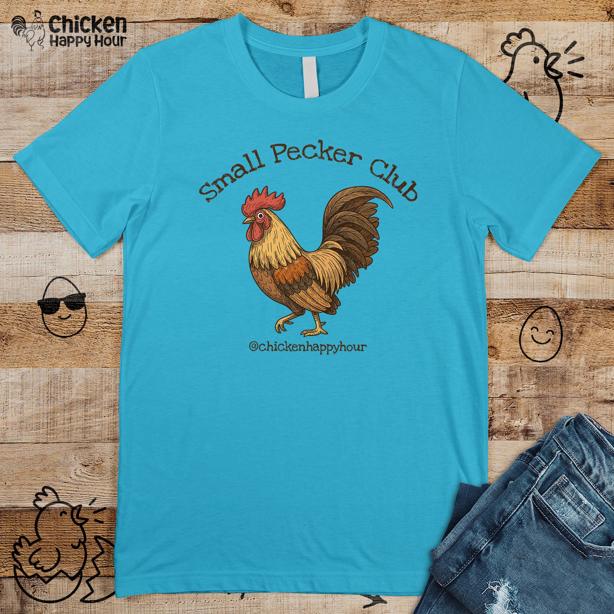 Small Pecker Club Unisex Tee