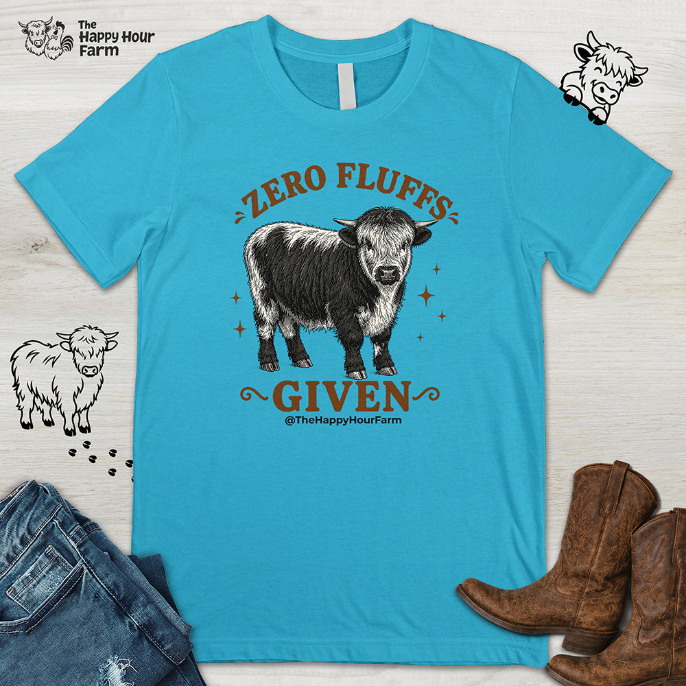 Zero Fluffs Given Unisex Tee