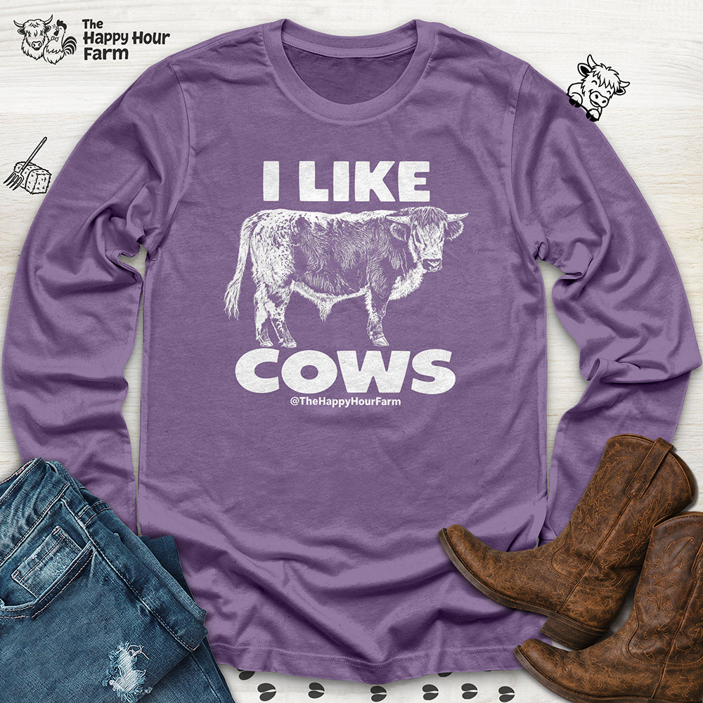 I Like Cows Long Sleeve