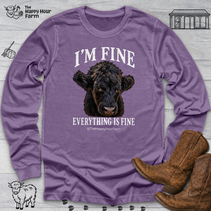 I'm Fine Everything Is Fine Long Sleeve