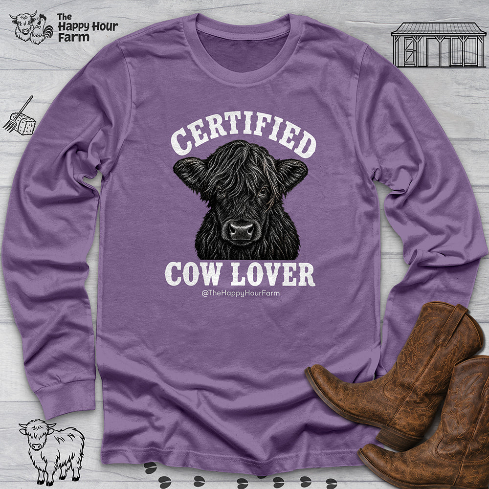 Certified Cow Lover Long Sleeve