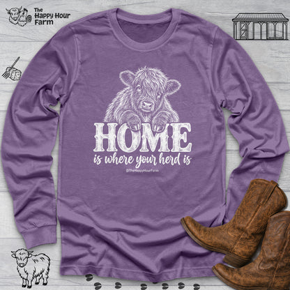 Home Is Where Your Herd Is Long Sleeve
