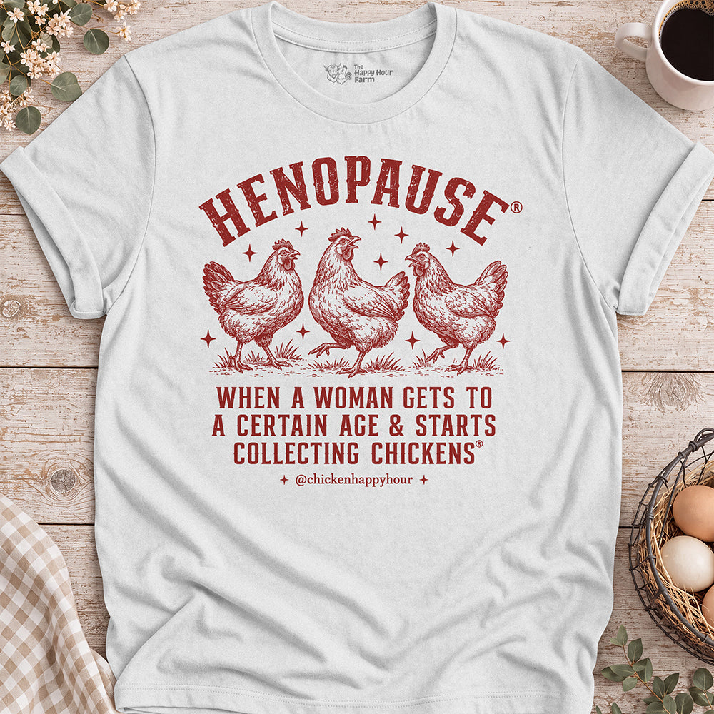 Henopause® Rustic Strut Unisex Tee