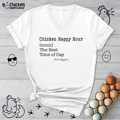 The Best Time of Day V-Neck Tee