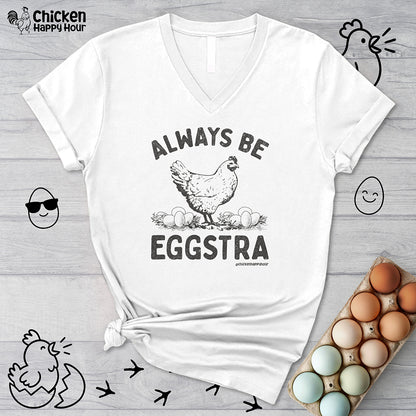 Always be EGGStra V-Neck Tee