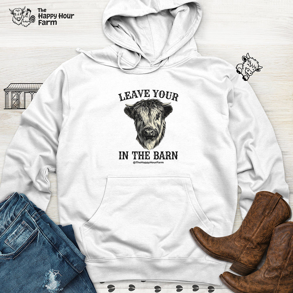 Leave Your Bull  in the Barn Hooded Sweatshirt