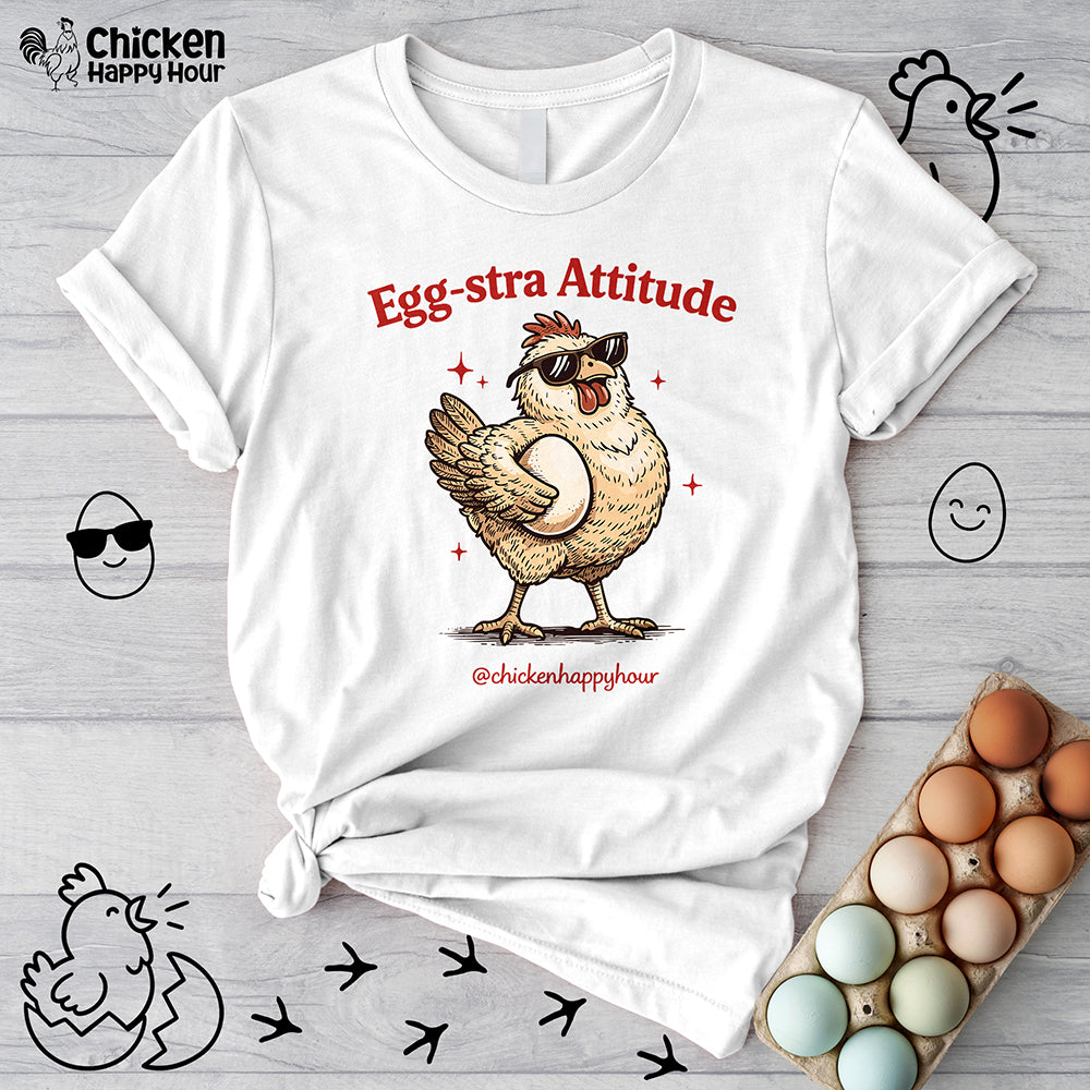 Egg-stra Attitude Unisex Tee