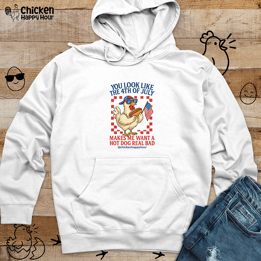 You look like the 4th of July Hooded Sweatshirt