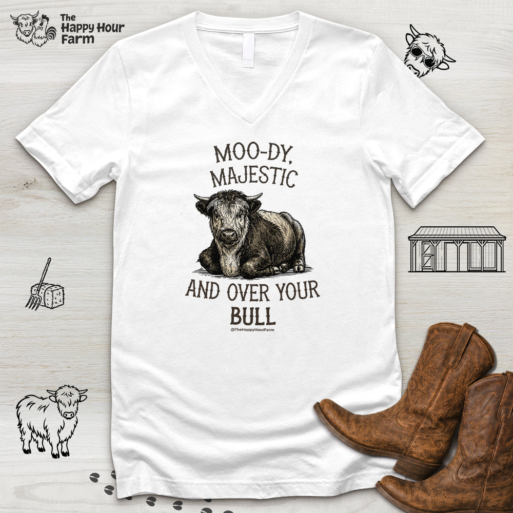 Moody Majestic V-Neck Tee