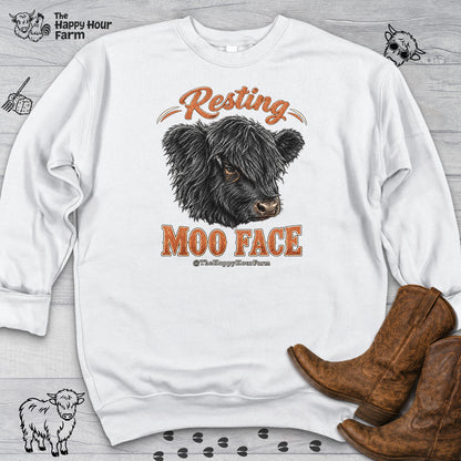 Resting MOO FACE Sweatshirt