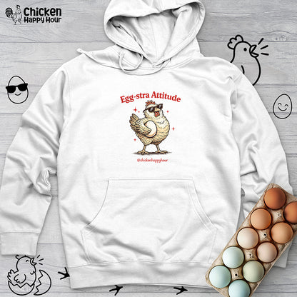 Egg-stra Attitude Hooded Sweatshirt