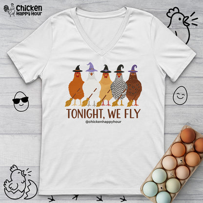 Tonight We Fly V-Neck Tee