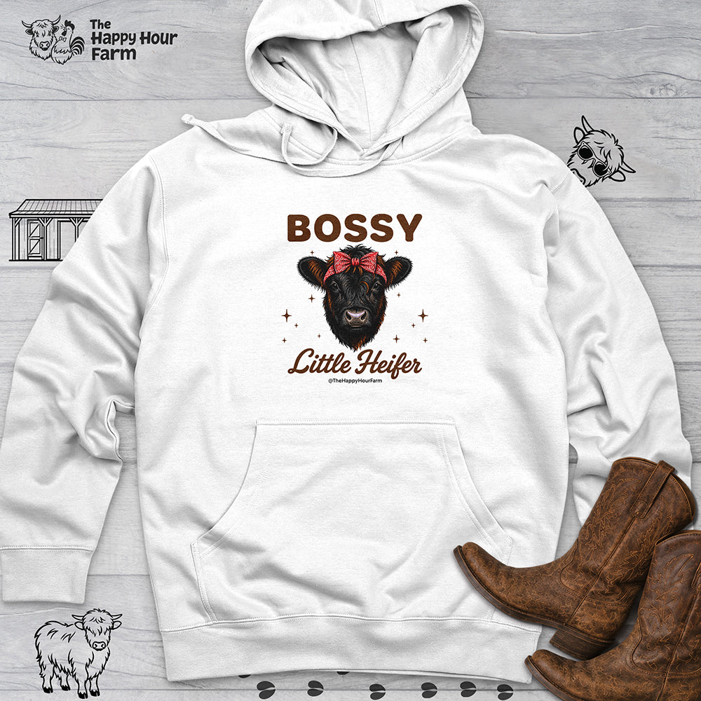 Bossy Little Heifer Hooded Sweatshirt