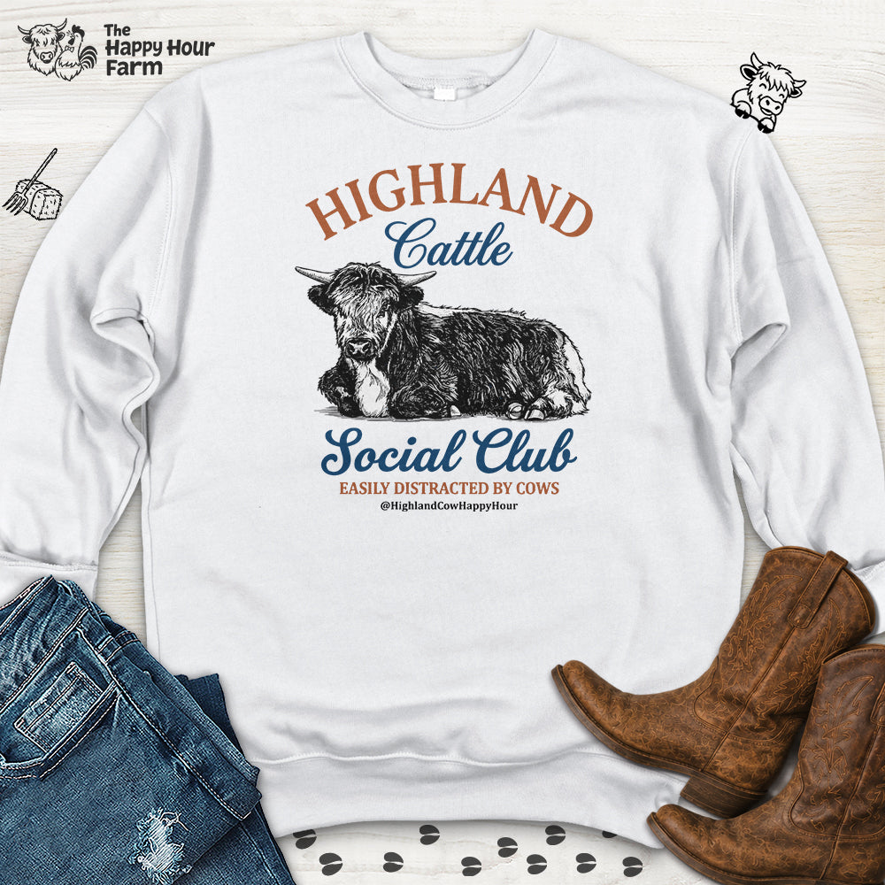 Highland Cattle Social Club Sweatshirt