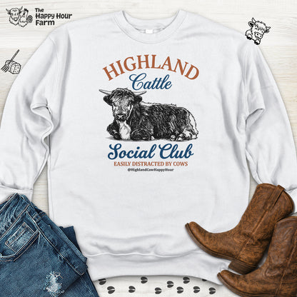 Highland Cattle Social Club Sweatshirt