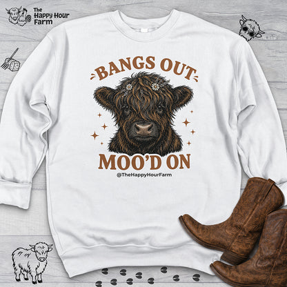 Bangs Out Moo'd On Sweatshirt
