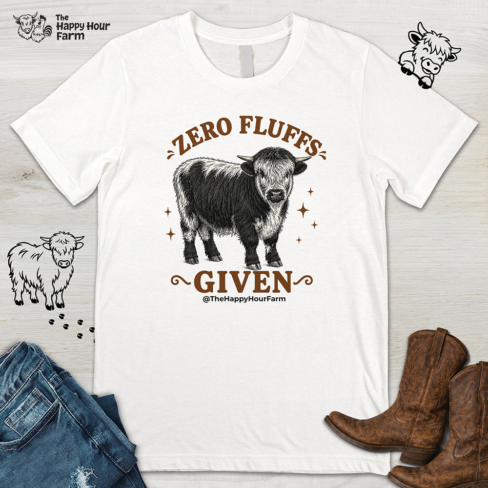 Zero Fluffs Given Unisex Tee