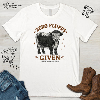 Zero Fluffs Given Unisex Tee