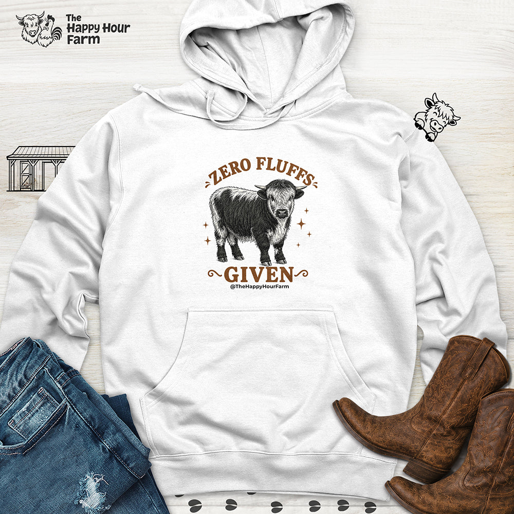 Zero Fluffs Given Hooded Sweatshirt