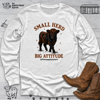 Small Herd Big Attitude Long Sleeve