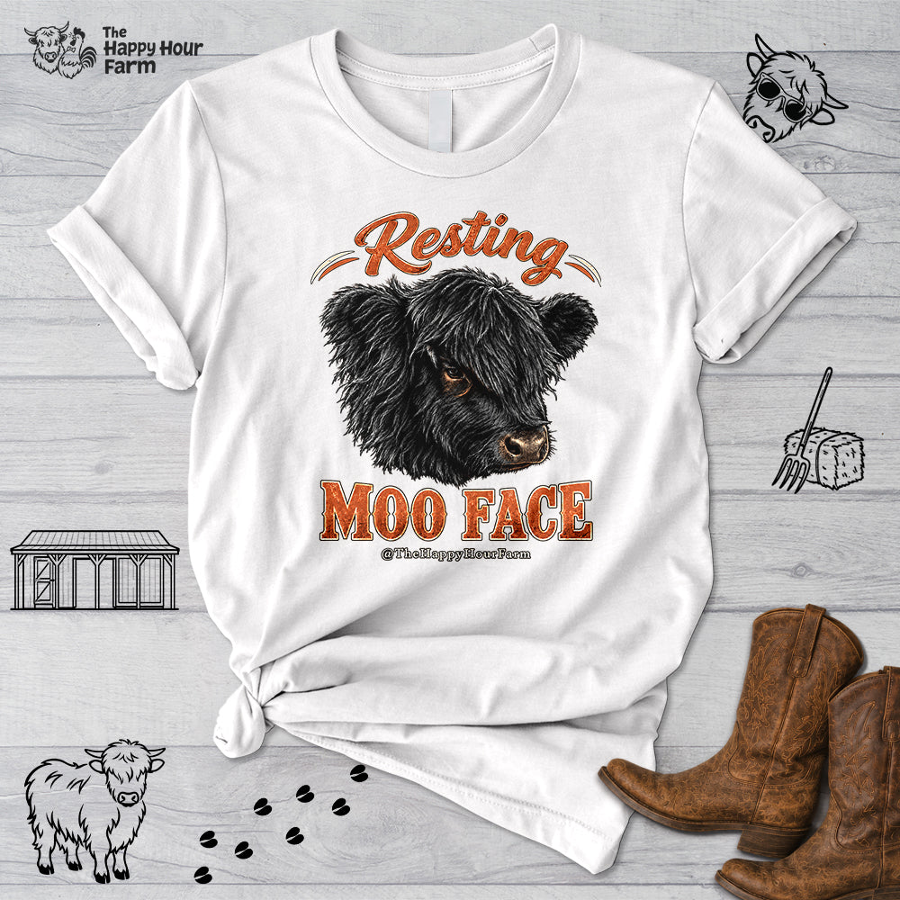 Resting MOO FACE Unisex Tee