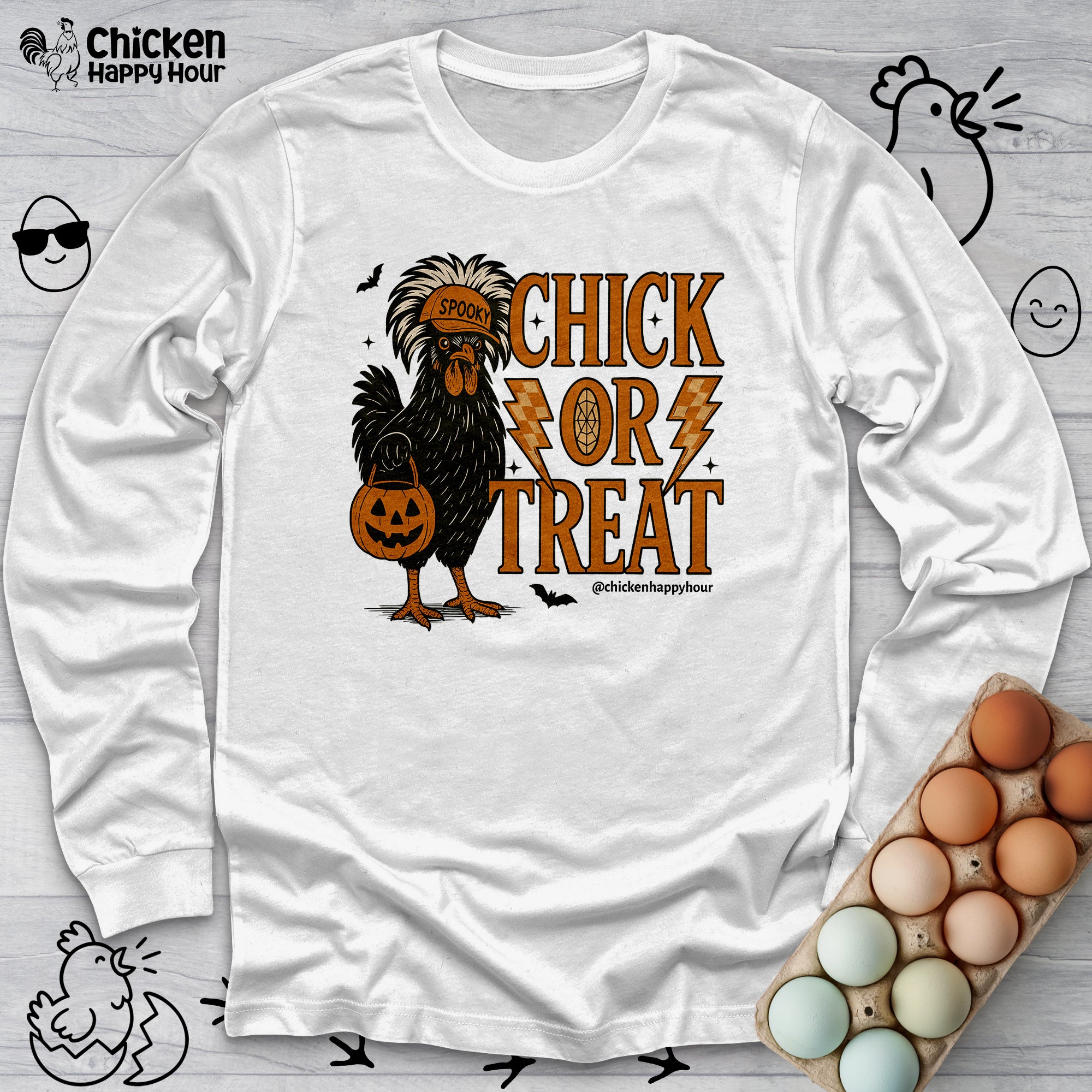 Chick or Treat 02 Long Sleeve