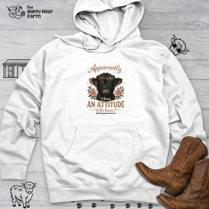 Apparently I Have an Attitude 2 Hooded Sweatshirt