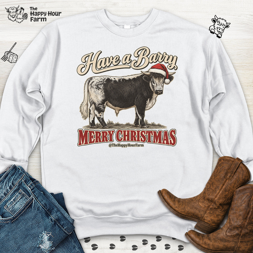 Have a Barry MERRY CHRISTMAS Sweatshirt