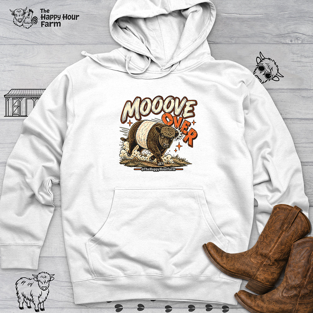 MOOOVE OVER Hooded Sweatshirt