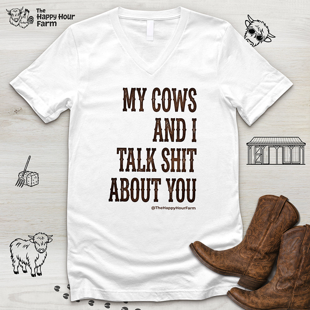 My Cows V-Neck Tee
