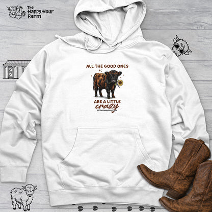All the Good Ones Are a Little Crazy Hooded Sweatshirt