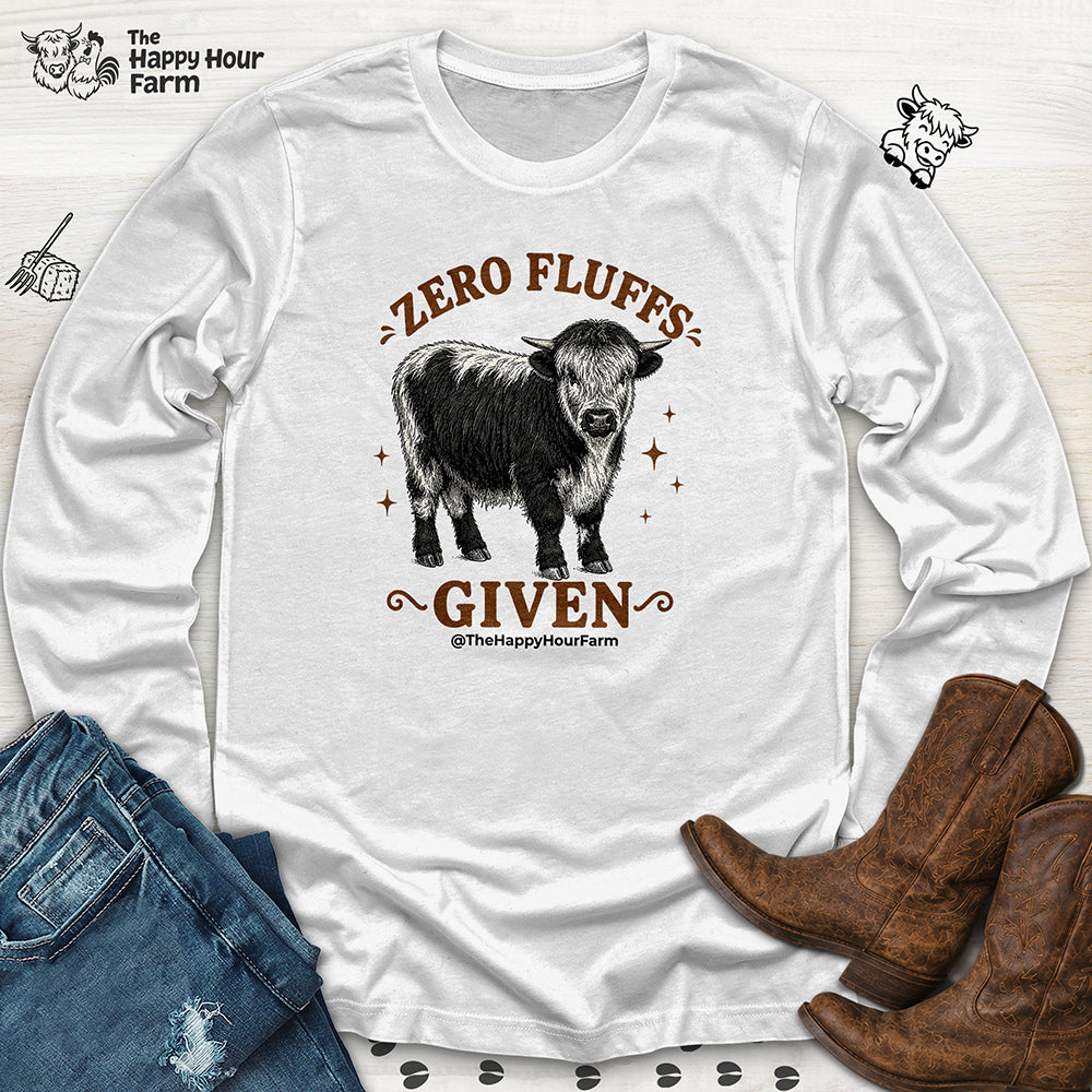 Zero Fluffs Given Long Sleeve