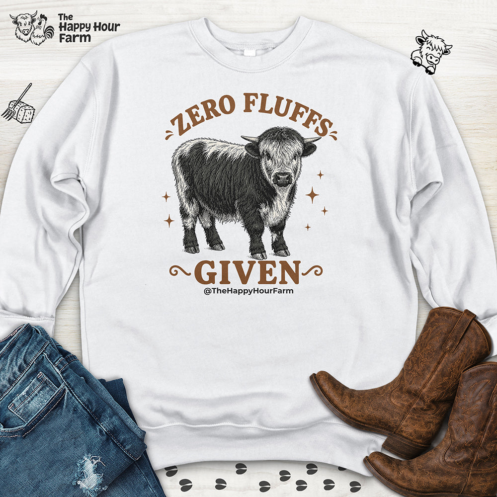 Zero Fluffs Given Sweatshirt