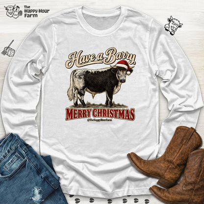 Have a Barry MERRY CHRISTMAS Long Sleeve