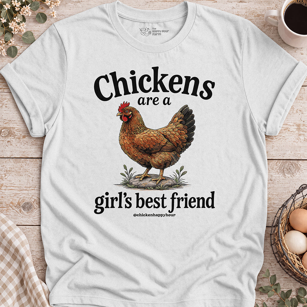 Chickens Are A Girl’s Best Friend Unisex Tee