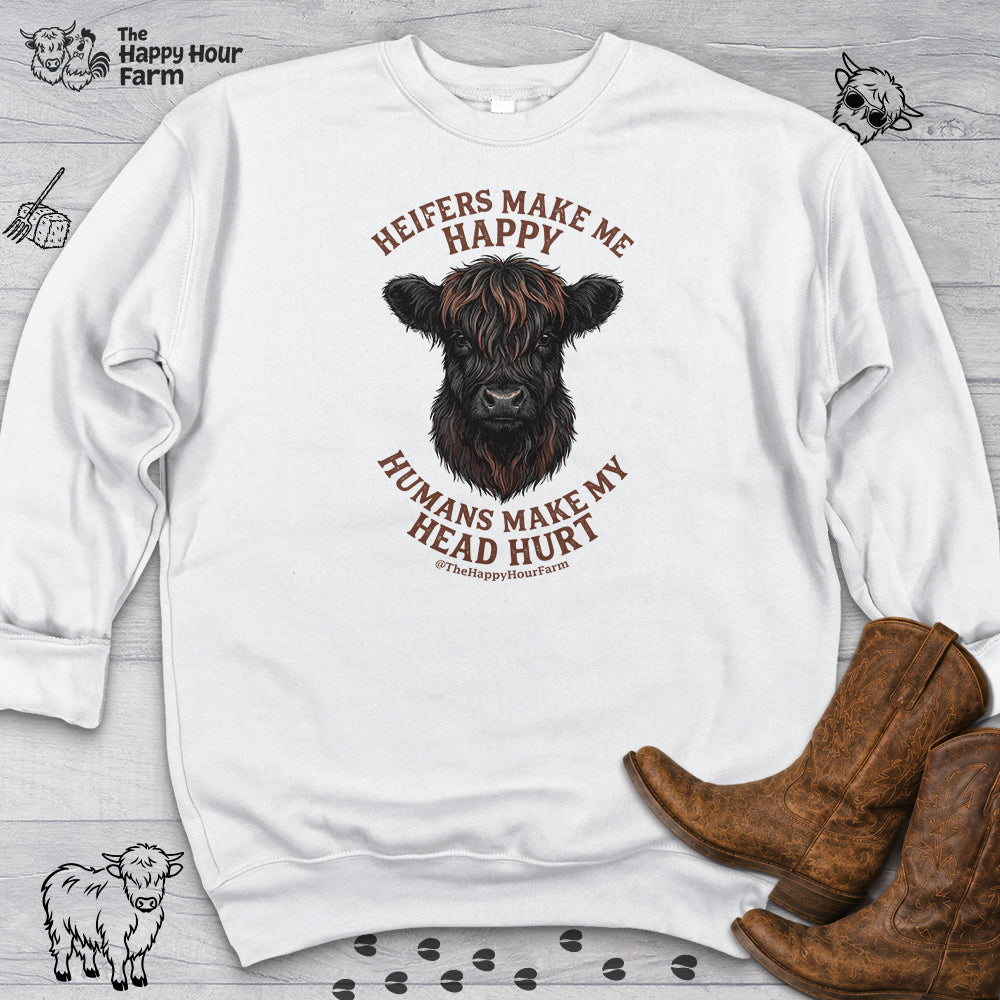 Heifer Маkе Me Happy Sweatshirt