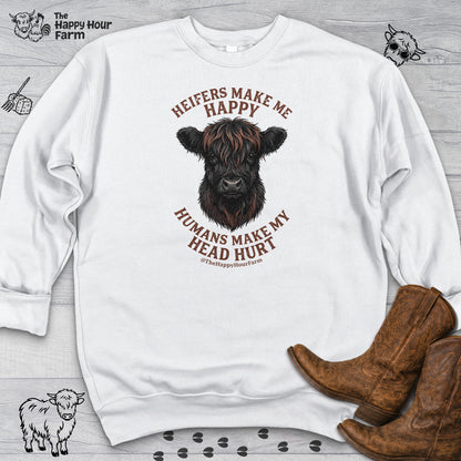 Heifer Маkе Me Happy Sweatshirt