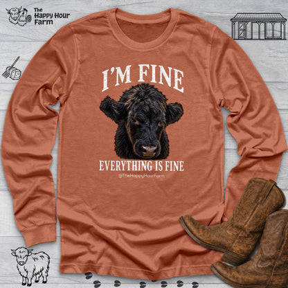 I'm Fine Everything Is Fine Long Sleeve