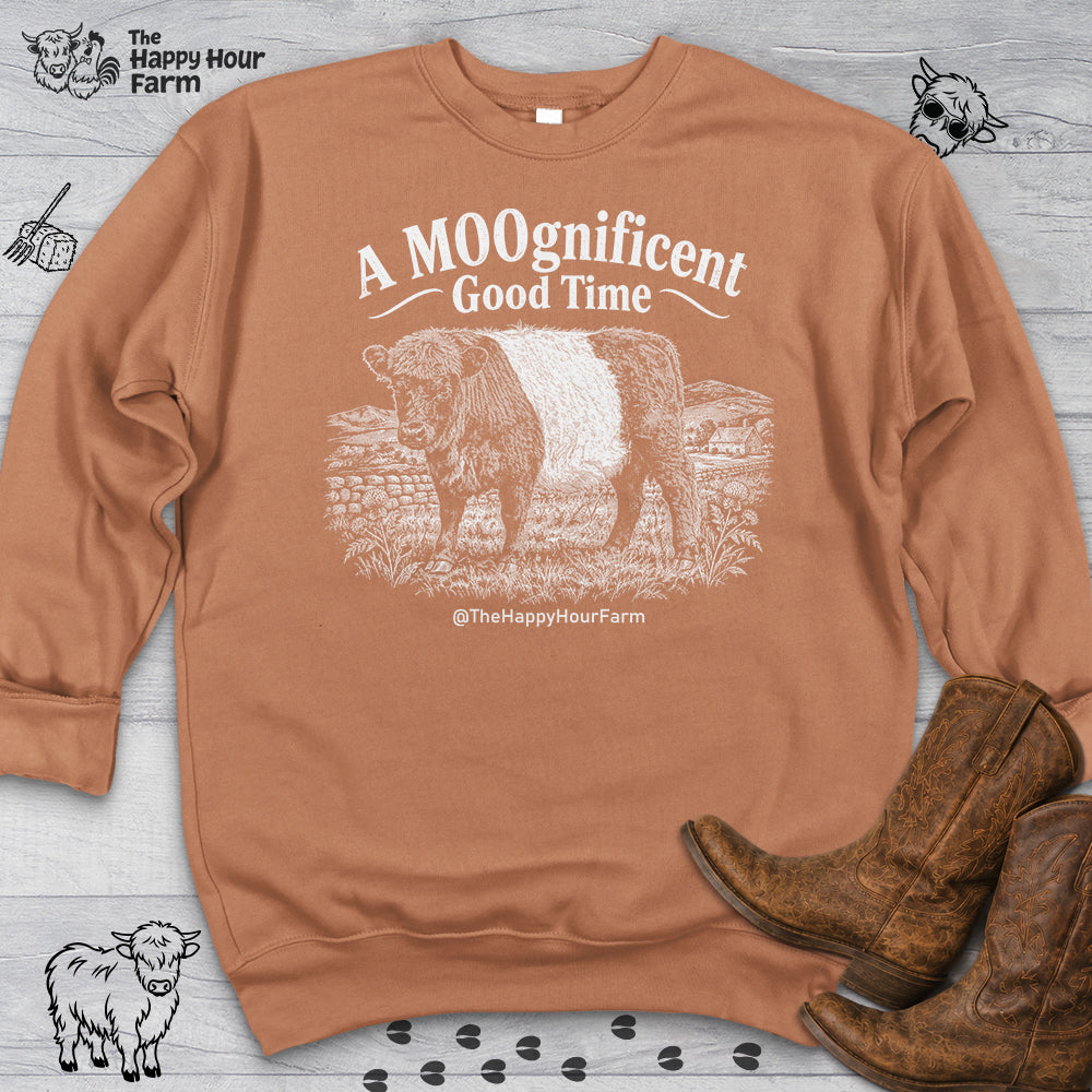 A MOOgnificent Good Time Sweatshirt
