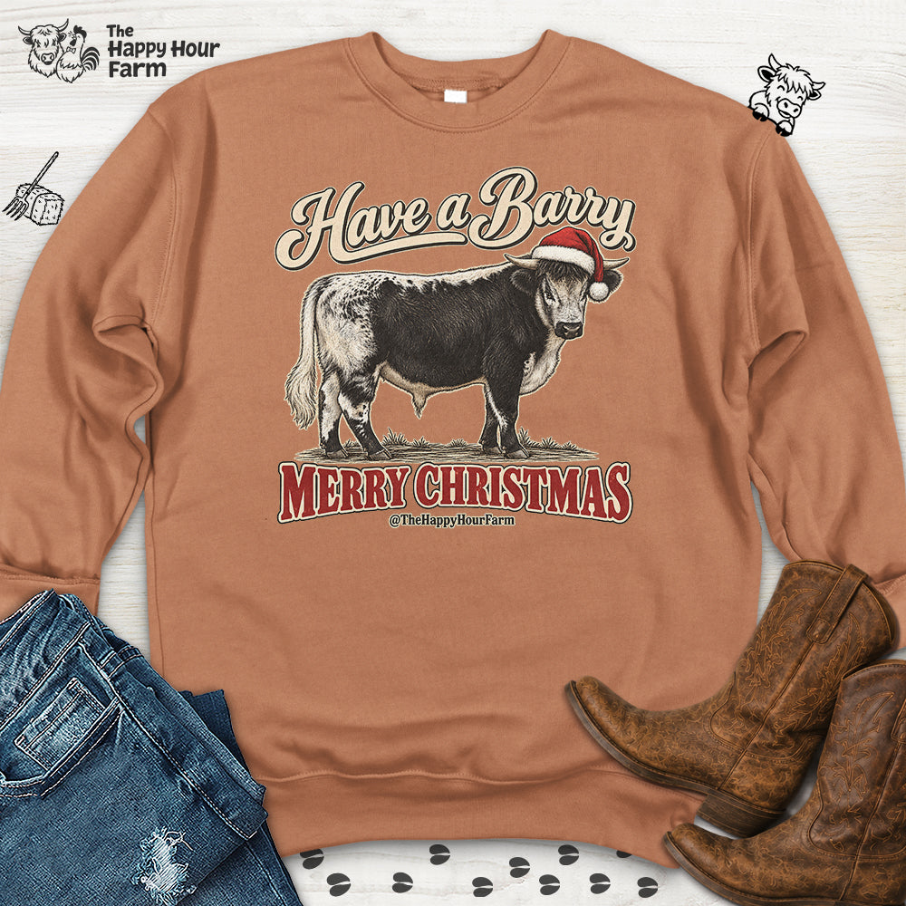 Have a Barry MERRY CHRISTMAS Sweatshirt